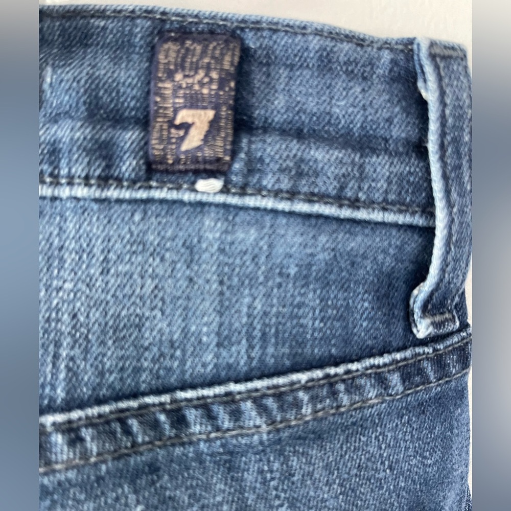 7 For All Mankind Men's l  Carsen  Blue Straight Jeans Size 32 l Poshmark - Picture 3 of 9